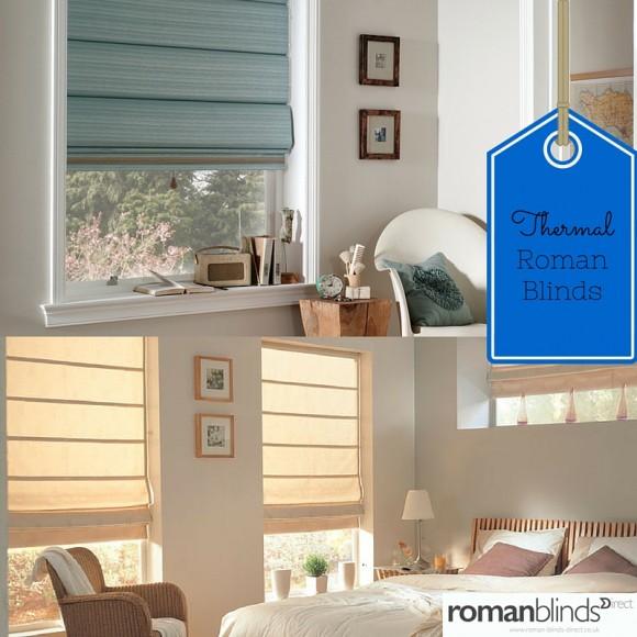Thermal lined Roman Blinds (1)